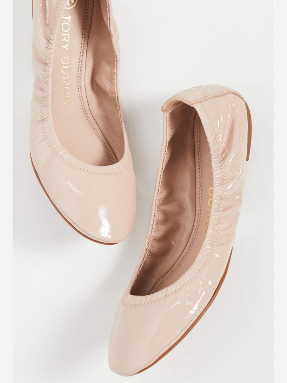 Tory Burch Eddie ballet flats goan sand size 8.5